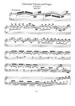 Bach, JS-Chromatic Fantasia and Fugue
