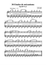 Czerny-30 Etudes de mécanisme,Molto allegro in C Major