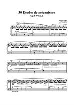 Czerny-30 Etudes de mécanisme,Allegro in C Major