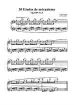 Czerny-30 Etudes de mécanisme,Vivace giocoso in C Major