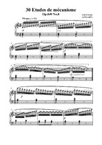 Czerny-30 Etudes de mécanisme,Vivace in C Major